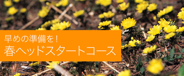 早めの準備を!春ヘッドスタートコース