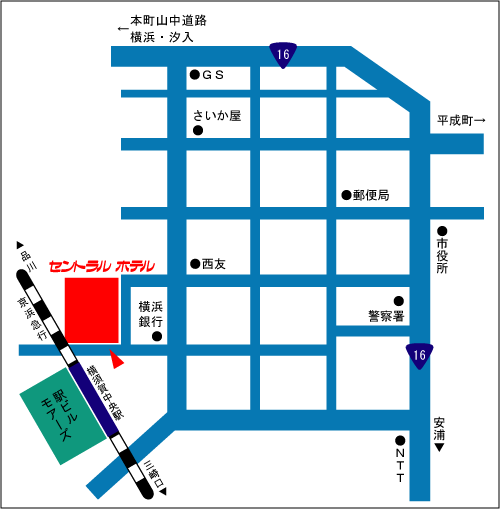 会場までの地図